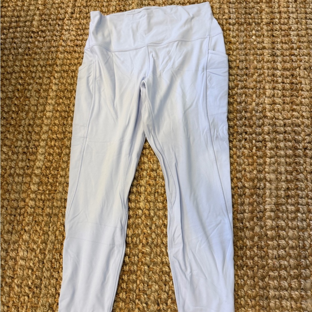 lululemon athletica Women’s Pale lavender blue Performance Leggings SZ 12